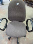 Upholstered Office Chair on Wheels