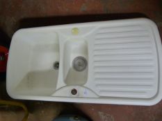 *Plastic Kitchen Sink with Drainer