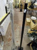 *Two Metal Lamp Posts