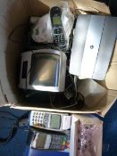 *Box Containing Card Machines, Receipt Rolls, Vari