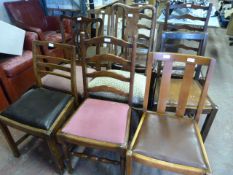 Nine Assorted Chairs