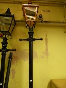 *Victorian Style Cast Iron Lamppost with Copper La