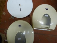 Two Iss Kimberley-Clarke Dispensers and a Paper To