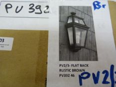 *Flatback Old Rustic Wall Lantern