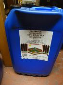 20L of Creoseal 100% Coal Tar Creosote (Dark)