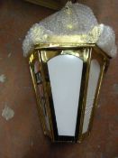 *Brass Victorian Style Wall Lantern