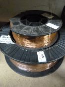 Roll of Nexus A18 Mild Steel Mig Wire 0.6mm and a