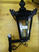 *Victorian Style Black Metal Wall Light