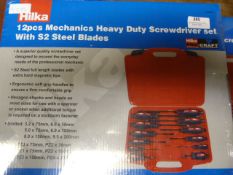 *Hilka 12 Piece Mechanic's Heavy Duty Screwdriver S
