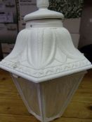 *Anna Lantern Model:E27 (White/Clear)