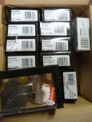 Box of Crabtree Brass Blanking Plates, Telephone S