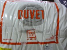 Argos Single Duvet 10.5 Tog