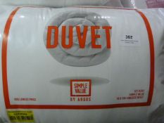 Argos Single Duvet 10.5 Tog
