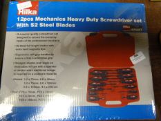 *Hilka 12 Piece Mechanic's Heavy Duty Screwdriver S