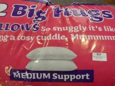 Two Slumberdown Big Hugs Pillows