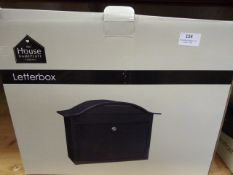 *House Nameplate Company Black Letterbox