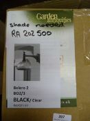 *Belero External Wall Light (Black)