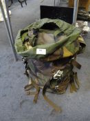 Berghaus Camouflage Backpack and Contents of Camp