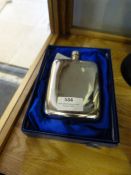 Silver Plated 6oz Spirit Flask