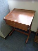 Teak Desk with Slopping Top