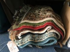 Seven Patterned Runner Rugs