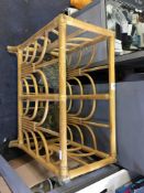 Large Cane Log Basket