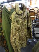 British Military Green Camouflage Combat Jacket Si