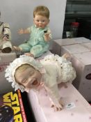 Two Ashton Drake Galleries Porcelain Dolls