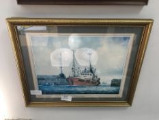 Framed Jack Print Rigg - The Galatea