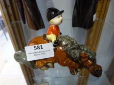 Beswick Thelwell Figurine - Kick Stars