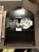 Thimble Collection with Wall Mounted Display Shelf