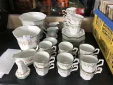 Floral Pattern Tea Service and Plant Pots