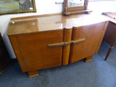 1930's Art Deco Walnut Sideboard