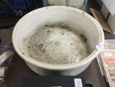 White Pottery Washstand Basin