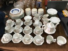 Floral Patterned Dinner and Tea Ware