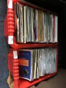 Two Boxes Containing 45rpm Vinyl Singles