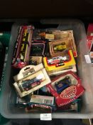 Box Containing Lledo, Corgi and other Diecast Vehi