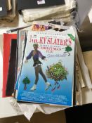 Collection of Theater and Pop Concert Programmes