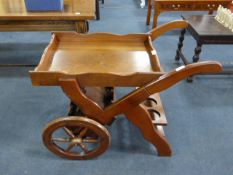 Oak Drinks Serving Trolley