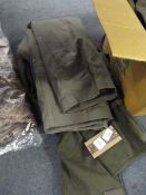 Two Pairs of Miltek Padded Outdoor Trousers Size:5