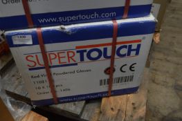 Box Containing 10x100 Packs of Small Vinyl Powered Gloves