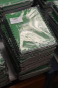 Five Packs of 5 Spiral Notebooks with Recycled Covers
