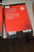 Five Packs of 100 A4 Photocopier Paperback Transparencies No.333360