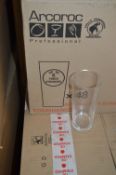 Box Containing 48 Government Stamped Half Pint Unbranded Glasses