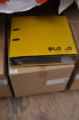 Box Containing 12 A4 Glo Lever Arch Folders (Lemon)