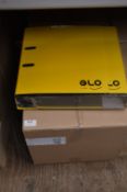 Box Containing 12 A4 Glo Lever Arch Folders (Lemon)