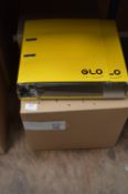 Box Containing 12 A4 Glo Lever Arch Folders (Lemon)