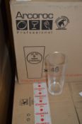 Box Containing 48 Government Stamped Half Pint Unbranded Glasses