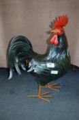 *Ornamental Painted Metal Rooster