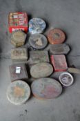 Fifteen Assorted Vintage Tins
